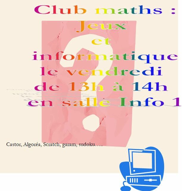 Atelier – Club de Maths